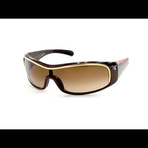 Prada Sport Brown/Gold Sunglasses